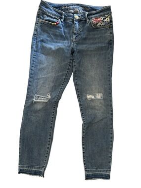 Tommy Bahama Pendleton Skinny Ankle Denim Jeans Women’s 28x28 Patch Floral